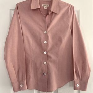 Coldwater Creek Rose Button Down